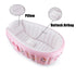 Swimming PandaEar Baby Inflatable Bathtub, Portable Travel Baby Infant Bath Tub Toddler Bathtub with Air Pump, Foldable