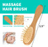 Set, Set+ Goat Baby Hair Brush Wooden Comb Massage Scalp Comb, Safe Natural Hair Care Kit, Soft Silicone Bath Brush