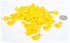 Plastic Pawns: Set of 36 Yellow Color Board Game Playing Pieces - Chess & Sorry Replacement Markers
