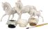 Breyer Horses Stablemates Horse Family Paint Set, 3 Horse Set, 1:32 Scale Model Toy #4239, White