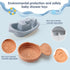 Bath Toys Floating Boats with Bathing Spoon - 11 PCS Bathtub Toy for Babies & Water Table Fun