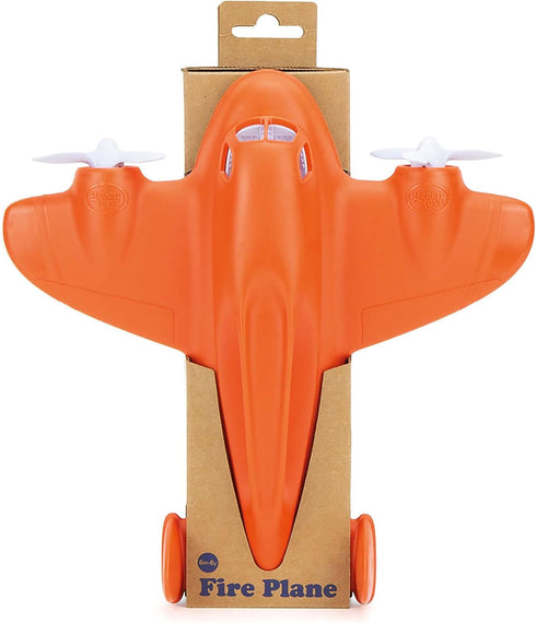 Green Toys Fire Plane, Pretend Play Bath Toy Vehicle, No BPA, Dishwasher Safe, Recycled Plastic, Made in USA