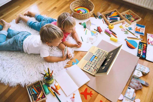 11.8" 3 3 4 5 6 7 8 Montessori Toys Laptop Preschool Learning Activities Year Old Boy Gift, Pretend Play Toddlers