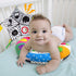 teytoy Tummy Time Pillow with Crinkle Mat & Teethers, Black and White High Contrast Baby Toys for Infant Newborn