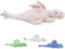 Weighted Stuffed Animal 5Lbs 35.4", Heavy Soft Dragon Plush Toy, Pink Weighted