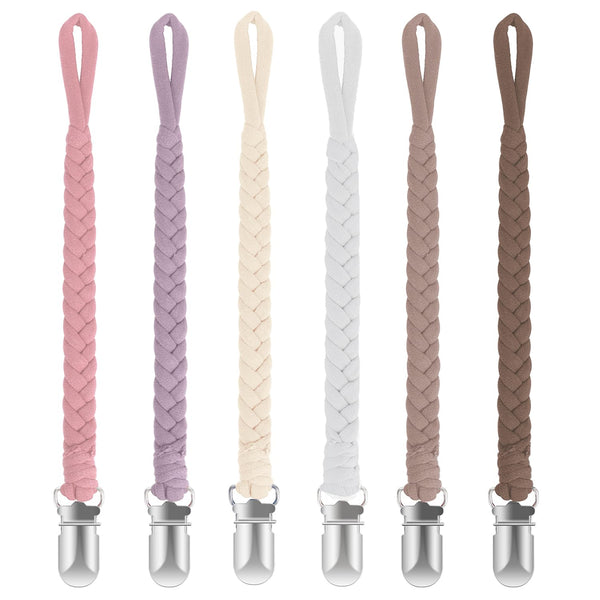 Baby Pacifier Clip, Baby Pacifier Holder for Boys and Girls, Universal Fit