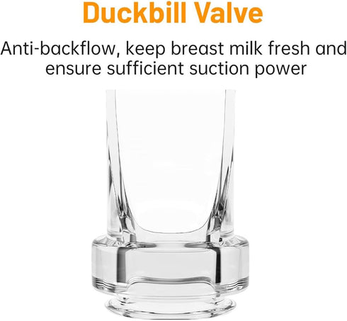 KANGQL Rubber Membrane, Silicone Accessory Essential Silicone Membrane/Duckbill Valves Convenient Improve Your Nursing