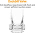 KANGQL Rubber Membrane, Silicone Accessory Essential Silicone Membrane/Duckbill Valves Convenient Improve Your Nursing