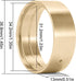 INJORA Brass Inner Beadlock Rings - 27g/pc 1.3" Wheel Weights for 1/24 1/18 RC Crawler Upgrade