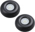 2.5" Rubber RC Airplane Tire and Wheel Sets, 2PCS Plastic Hub for RC Model Aircraft