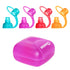 ChooMee SoftSip Food Pouch Tops, 4 Colors + Purple Case to Prevent Spills and Protect Child's Mouth