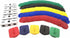 Left Right Center Dice Game Prime Set Bundle with 3 Dices + 36 Chips, Convenient Round Tube Storage
