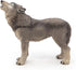 Papo Hand-Painted Figurine, Wild Animal Kingdom Howling Wolf, 50171, Collectible for Children