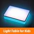 3 10 PreTrans Sand Painting Light Box Kids Light Table for Creative Art, Color Temperatures & Brightness Levels