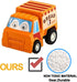 12 Pack Set, Set Funcorn Toys Pull Back Car, Assorted Mini Plastic Vehicle Pull Back Truck and Car Toys for Boys Kids