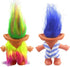 2packs Vintage Troll Dolls Set, Retro Chromatic Troll Dolls for Collections, School Project, Arts and Crafts