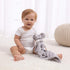 Apricot Lamb Stuffed Animals Security Blanket, Gray Elephant Infant Nursery Character Blanket, 13 Inches