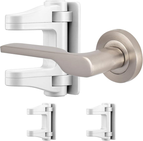XLIUAX 2 Pack Child Proof Door Lock, Door Handle Baby Proof Doors Locks