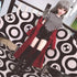 niannyyhouse 1/3 1/4 1/6 BJD Dolls Clothes Burgundy Overcoat with Striped T-Shirt and Leather Shorts (1/3BJD)