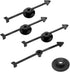 50 Packs Arrow Spinners, 3-Inch Plastic Game Spinner for Board Games, Classroom, and Parties