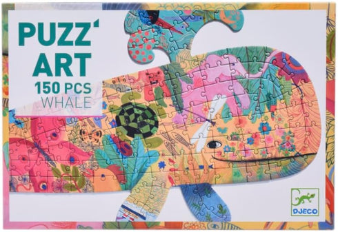 150 6+ DJECO Piece Shaped Jigsaw Puzzle w/Poster - Challenging Activity for Home, School or Gifts - Fun & Creative