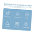 SHOWERORO Anti-Skid Bathing Chair with High Backrest Material Shower Seat for Newborns and Stable Non-Slip Sucker Base