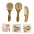 Set Set Toddmomy Wooden Hair Brush Comb Brush for Girls Boys Boy Girl Newborn Hair Care
