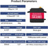 20KG High Torque RC Servo Motors, Waterproof Full Metal Gear Steering Servo for 1/6 1/8 1/10 1/12 RC Cars