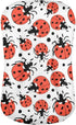Daulesho Red Ladybug Bassinet Sheets Hand Drawn Cartoon Ladybird Soft and Breathable Material,