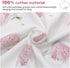 Long Sleeve Sleep Sack, 100% Cotton Baby Sleeping Bag 0-18 Months Baby Wearable Blanket Super Soft Temp Regulating Premium Infant Toddler Kids Sleeping Sack (6-12 Months Pink Swan) by Miracle Baby