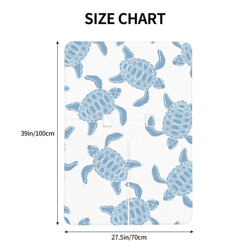 Hcpwzrf Swimming Blue Turtle Baby Car Seat Cover & Nursing Cover - Breathable Stretch Multi-Use Cover