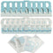 WOOWME 10 Pcs Disposable Bibs, Individually Packaged with Catcher and Leakproof Liner for