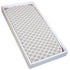 Kushies Changing Pad Cover for 1" Pad, 100% Breathable Cotton, Grey Lattice, Made in Canada
