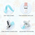 TIMPHO Pacifier Clips for Baby Boy and Girls, Handmade Braided Pacifier Holder, Baby Pacifiers Clips Leash Cotton