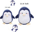 Penguin Plush Pillow, Soft Stuffed Animal Hugging Toy Gifts for Birthday, Valentine, Christmas, 9.8 Inch