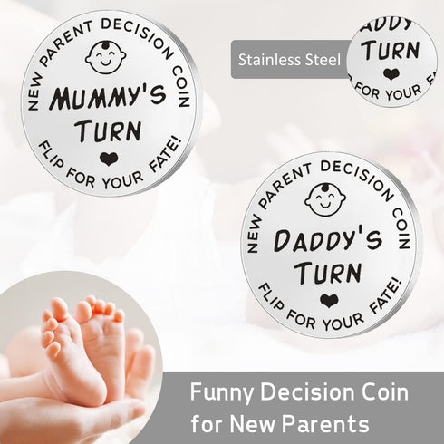2026- Pregnancy Gifts for New Parents Est New Mom Gifts Basket for Pregnancy Announcement, Baby Shower - Mom & Dad