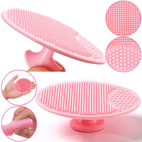 MR LION (Small-4PCS) Baby Bath Brush, Baby Cradle Cap Brush, Silicone Massage Brush, Silicone Scrubbers Exfoliator