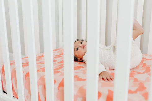 Copper Pearl Premium Knit Baby Crib Sheets for Boys and Girls Breathable and Soft, Fitted Crib Sheets for Standard Baby