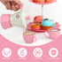Set Playset 3 4 5 6 Afternoon Tea Toys Pretend Play Food Toys for Toddler Girls, Party Tea Toy Gifts for Year Old Girl