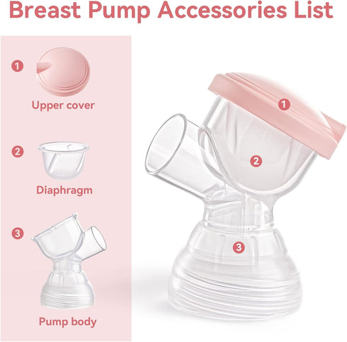 8782, 1 (Pack 2) NCVI Replacement Connector Compatible with Breast Pump Accessories, BPA Free, PC