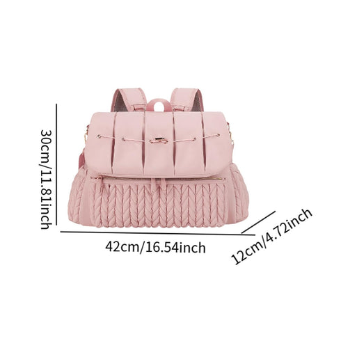 Bffcnl Backpack Diaper Bag Bag, Changing Bag for Bottle Phone Keys Toys, Pink