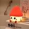 Strawberry Night Light, Cute Fruit Night Lamp for Kids Bedroom USB Rechargeable