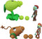 4 PCS Plants PVZ Toys Action Figures - Mini PVZ Set 1 2 Series for Kids and Fans, Great Birthday and Christmas Gifts