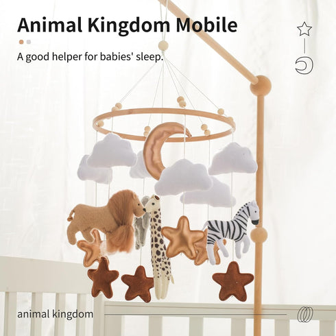 Ikubigu Baby Mobile for Crib, Baby Crib Mobile for Boys Girls, Baby Mobile for Bassinet, Boho Nursery Mobile, Nursery