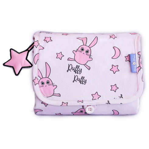 Milk&Moo Baby Changing Pad, Waterproof Portable Changing Pad Clutch, Foldable Ultra Soft Diaper Mat, Lightweight Design