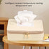Luxury Wipe Warmer Dispenser with PU Leather - Elegant Baby Wipe Heater for Home