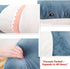 XIYUAN 39.3-Inch SharkPlush Toy Giant SharkStuffed Animal Soft SharkPillow Cushion Shark Plush Pillow Chubby Stuffed
