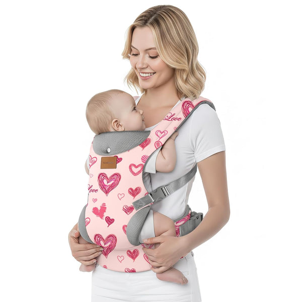 YooxArmor Baby Carrier, Ergonomic Adjustable Toddler Carriers for 7-33 Lbs, Cozy Lightweight