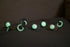 2-Pack, Dummy 2 (6-18 BIBS Colour Glow Soother Glow in The Dark BPA Free Pacifier, Round Nipple. Natural Rubber Latex