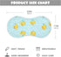 tplaotee 22x11in White Polka Dots Cartoon Yellow Chicks Cotton Neutral Burp Cloths Breathable Baby spit up Cloth